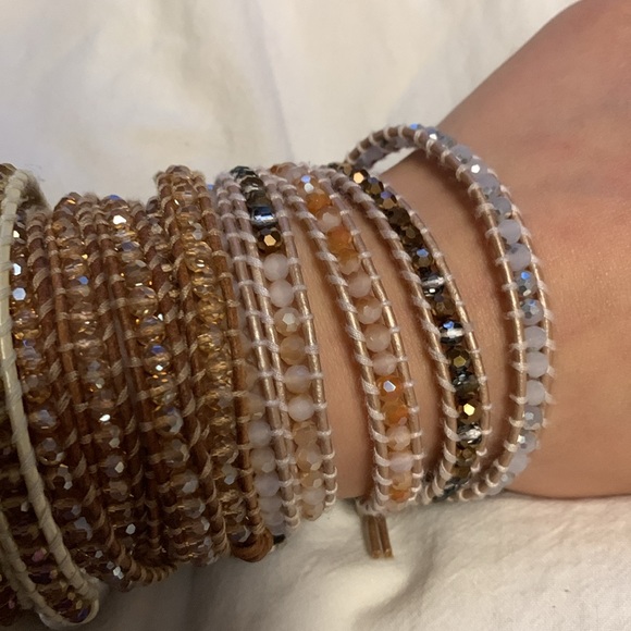Set of 3 wrap bracelets with  try shimmery beads from Victoria Emerson - Picture 6 of 7